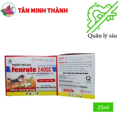 Fenrole 240SC - Thuốc đặc trị sâu xanh da láng, phen rồ xóa sổ sâu kháng, sâu cuốn lá, sâu phao, sâu ăn lá