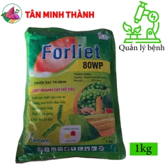Forliet 80WP - Thuốc trừ bệnh loét sọc mặt cạo, sương mai, sọc lá, thối nhũn, cháy lá, nứt thân xì mủ, vàng lá thối rễ