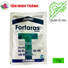 Fortaras 25WG - Thuốc đặc trị rầy nâu, bọ trĩ, bọ xít, rệp sáp, sâu đục cành