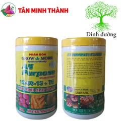 Grow More 15-30-15 - Giúp ra hoa, đậu trái, bung chồi, đẻ nhánh, to hạt, to trái, bóng da, nặng ký