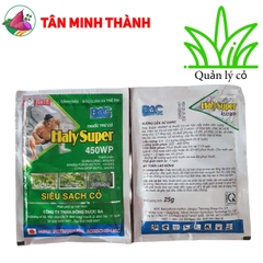 Haly Super 450WP - Thuốc trừ cỏ hậu nảy mầm, đặc trị cỏ chác lác, cỏ đuôi phụng, cỏ lồng vực