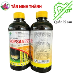 Hopsan 75EC - Thuốc đặc trị rầy nâu trên lúa, sùng khoai lang, đế trũi, bọ cánh cứng, có mùi hôi