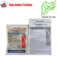 Incipio 200SC Syngenta - Thuốc trừ sâu cuốn lá, sâu đục thân, sâu xanh ống hành, sâu tơ, sâu ăn lá