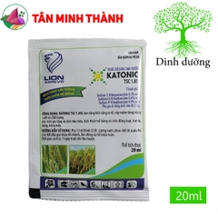 Katonic TSC 1.8SL - Thuốc kích thích ra rễ, giúp hạt nảy mầm, tăng chồi hữu hiệu, ra hoa, trổ bông đồng loạt, to hạt, sáng hạt