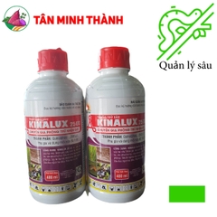 Kinalux 25EC - Thuốc đặc trị sâu cuốn lá, nhện gié, sâu đục bẹ, sâu phao, sâu khoang, sâu ăn tạp, sâu đục ngon, rệp muội