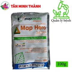 Map Hero 340WP - Thuốc đặc trị sương mai, thối thân, đốm nâu, nứt thân xì mủ, thán thư, đốm vòng, giả sương mai