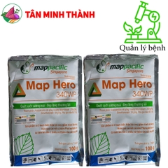 Map Hero 340WP - Thuốc đặc trị sương mai, thối thân, đốm nâu, nứt thân xì mủ, thán thư, đốm vòng, giả sương mai
