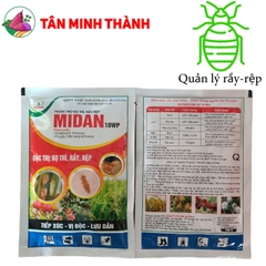 Midan 10WP - Thuốc đặc trị rầy nâu, rầy lưng trắng, bọ trĩ, rệp vảy, rầy xanh, rầy mềm, rệp muội