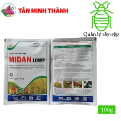Midan 10WP - Thuốc đặc trị rầy nâu, rầy lưng trắng, bọ trĩ, rệp vảy, rầy xanh, rầy mềm, rệp muội