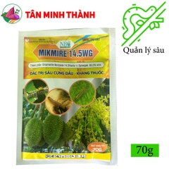 Mikmire Trái Cà 14.5WG - Thuốc đặc trị sâu cuốn lá, nhện đỏ, bọ trĩ, sâu đục thân, sâu đục quả, sâu xanh