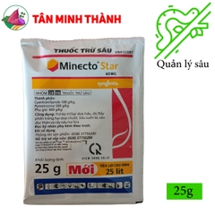 Minecto Star 60WG - Thuốc đặc trị bọ trĩ, rầy phấn trắng, sâu cuốn lá, sâu đục thân, rây nâu, bù lạch, rầy lửa