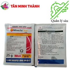 Minecto Star 60WG - Thuốc đặc trị bọ trĩ, rầy phấn trắng, sâu cuốn lá, sâu đục thân, rây nâu, bù lạch, rầy lửa