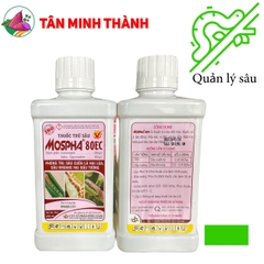 Mospha 80EC - Thuốc đặc trị sâu cuốn lá, sâu khoang, sâu xanh da láng, rệp sáp, rầy xanh