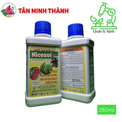 Nicozol 25sc - Thuốc đặc trị lem lép hạt trên lúa và đốm lá, rỉ sắt trên cà phê