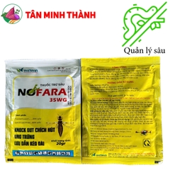 Nofara 35WG - Thuốc đặct trị bọ trĩ, bọ xít, bọ nhảy, bọ cánh tơ, rầy xanh, rầy nâu, rệp sáp