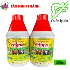 Perthrin 50EC - Thuốc đặc trị sâu cuốn lá, sâu khoang, bọ xít muỗi, sâu ăn tạp, rệp sáp, sâu keo mùa thu
