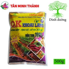 QK Khoai Lang - Thuốc đứng dây, tạo củ, lớn phì củ, bóng da, đẹp màu, nặng ký, chặn đọt, chống sượng củ, thối củ