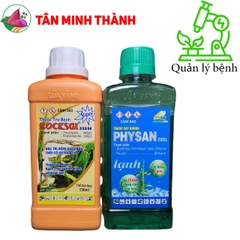 Rocsai Physan - Thuốc trừ bệnh do nấm và khuẩn, đạo ôn, vàng lá, thối cổ gié, lem lép hạt, thối nhũn, vàng lá vi khuẩn