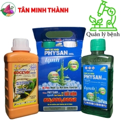 Rocsai Physan - Thuốc trừ bệnh do nấm và khuẩn, đạo ôn, vàng lá, thối cổ gié, lem lép hạt, thối nhũn, vàng lá vi khuẩn