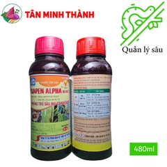 Sapen Alpha 5EC - Thuốc trừ sâu cuốn lá, bọ trĩ, sùng khoai lang, bọ xít hôi, sâu hồng, bù lạch