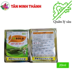 Solo 350SC - Thuốc trừ sâu cuốn lá, sâu xanh da láng, nhện gié, sâu đục thân, nhện đỏ, sâu ăn lá