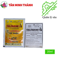 Sulfaron 3 Lưỡi Búa 340EC - Thuốc trừ sâu cuốn lá, nhện gié, sâu đục thân, sâu đục bẹ, nhện đỏ, sâu ăn lá, sâu xanh
