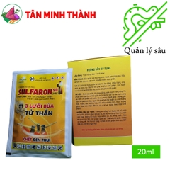 Sulfaron 3 Lưỡi Búa 340EC - Thuốc trừ sâu cuốn lá, nhện gié, sâu đục thân, sâu đục bẹ, nhện đỏ, sâu ăn lá, sâu xanh