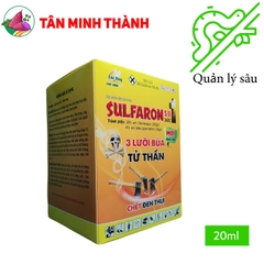 Sulfaron 3 Lưỡi Búa 340EC - Thuốc trừ sâu cuốn lá, nhện gié, sâu đục thân, sâu đục bẹ, nhện đỏ, sâu ăn lá, sâu xanh