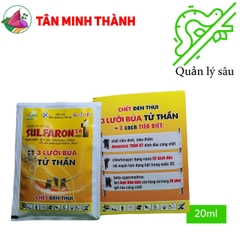 Sulfaron 3 Lưỡi Búa 340EC - Thuốc trừ sâu cuốn lá, nhện gié, sâu đục thân, sâu đục bẹ, nhện đỏ, sâu ăn lá, sâu xanh