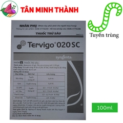 Tervigo 020SC - Thuốc đặc trị tuyến trùng rễ trên sâu riêng, cà phê, hồ tiêu, thanh long, khoai tây, cam, khoai lang, mít