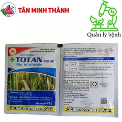 Totan 200WP - Thuốc đặc trị vi khuẩn, thối nhũn, vàng lá, héo xanh, lép vàng, thối trái, đốm lá