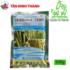 Tridozole Bột 75WP - Thuốc trừ đạo ôn, thối cổ gié, cháy lá