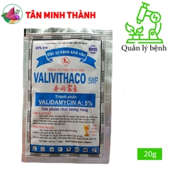 Vali Vithaco 5WP - Thuốc trừ bệnh khô vằn, đốm vằn, đen lép hạt, lở cổ rễ, thán thư