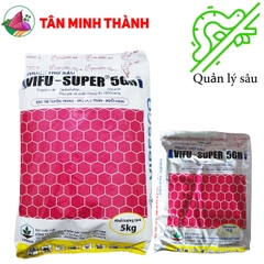 Vifu Super 5GR - Thuốc trừ sâu dạng hạt rải gốc đặc trị sâu đục thân, sâu năn, muỗi hành, rầy nâu, tuyến trùng, rệp sáp, sùng đất, bọ hà