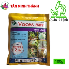 Voces 25WP - Thuốc đặc trị chết cây con, sương mai, ghẻ sẹo, xì mủ, sương mai, chết nhanh, thán thư