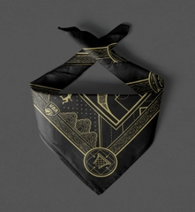 Khăn bandana VBASTAR X -10 năm  - Lụa - size 70cm