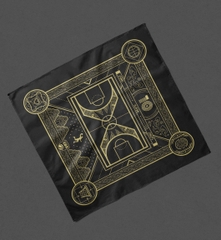 Khăn bandana VBASTAR X -10 năm  - Lụa - size 70cm