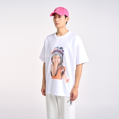 Áo Phông ADLV Baby Face Bé Thổ Dân Màu Trắng