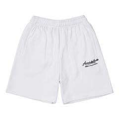 Quần Short ADLV Logo Bóng Màu Trắng