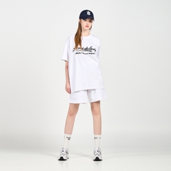 Quần Short ADLV Logo Bóng Màu Trắng