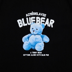 Áo Phông ADLV Blue Bear Gấu Màu Đen