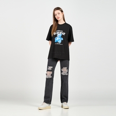 Áo Phông ADLV Blue Bear Gấu Màu Đen
