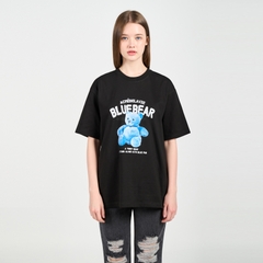 Áo Phông ADLV Blue Bear Gấu Màu Đen