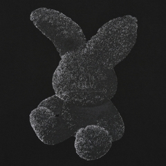 Áo Phông ADLV Fuzzy Rabbit Thỏ Màu Đen