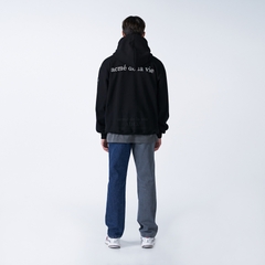 Áo Hoodie ADLV Baby Face Donut Màu Đen