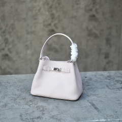 Túi Mini Kelly Bucket Bản Hàn Da Bò