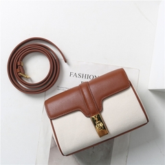 Túi Đeo Chéo Celine Mini Soft Vải Canvas 19cm