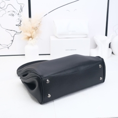 Túi Xách Balenciaga Rodeo Handbag Remake Korea Màu Đen Khoá Vàng