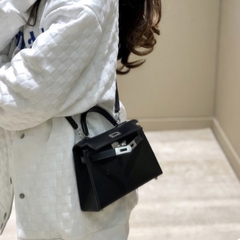 Túi Xách Hermes Kelly Hàn Da Bò Trơn Size 25cm