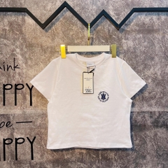 Áo Phông ADLV X LISA Croptop Trắng